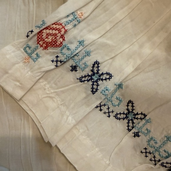 NWT Spiegel Blouse Cross Stitch Embroidery Boho Vintage XL - Picture 4 of 7